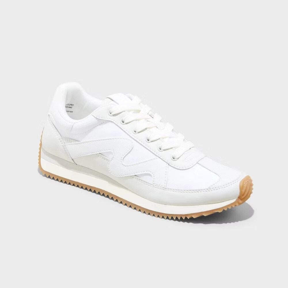 Mercedes Sneakers with Memory Foam Insole - Universal Thread - White - Women's 9
